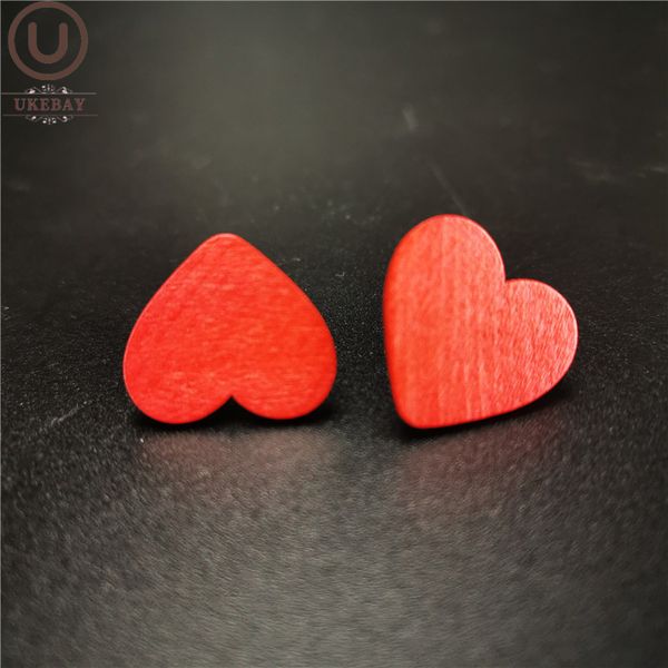 ukebay new heart earrings women stud earrings red wood jewelry bohemia style cute valentine's day gift girl friend stud earring, Golden;silver
ukebay new heart earrings women stud earrings red wood jewelry bohemia style cute valentine's day gift girl friend stud earring, Golden;silver