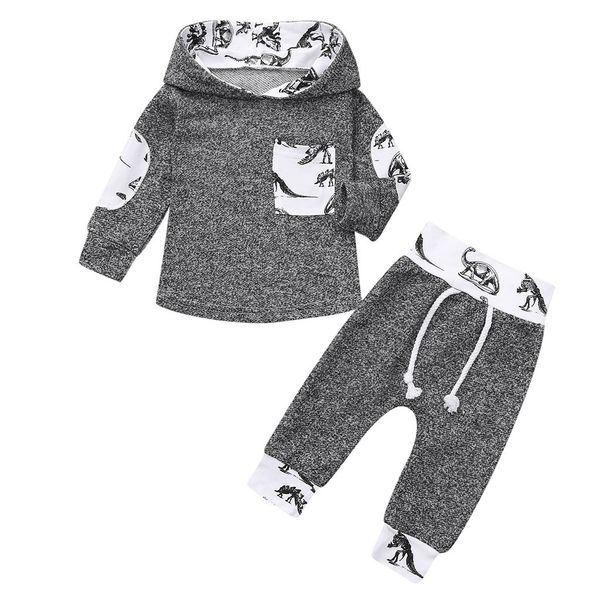 2018 winter new style boys clothes infant baby boys girls dinosaur print hoodie pullover +pants outfits set baby boy clothes, White
2018 winter new style boys clothes infant baby boys girls dinosaur print hoodie pullover +pants outfits set baby boy clothes, White
