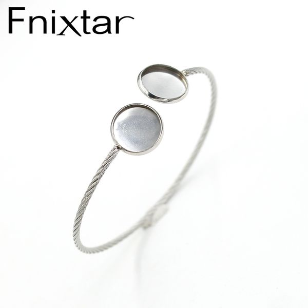 fnixtar stainless steel adjustable cuff bracelet bangle bracelet blank base settings fit 12mm glass cabochon 10 piece/lot, Black
fnixtar stainless steel adjustable cuff bracelet bangle bracelet blank base settings fit 12mm glass cabochon 10 piece/lot, Black