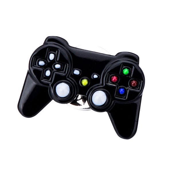 men boy black gamepad medal brooch pin exquisite metal suit shirt accessory, Gray
men boy black gamepad medal brooch pin exquisite metal suit shirt accessory, Gray