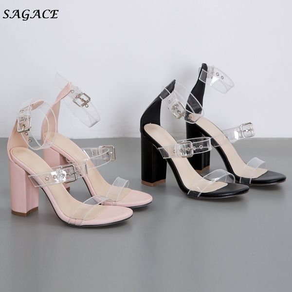 sagace ankle strap heels sandals women 2020 new summer shoes woman transparent high pumps wedding shoes open toe sandals #, Black
sagace ankle strap heels sandals women 2020 new summer shoes woman transparent high pumps wedding shoes open toe sandals #, Black