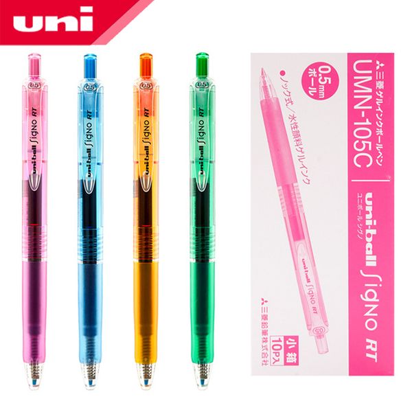 4pcs japanese uni gel pen umn-105c 0.5mm translucent pen black refill writing smooth and not easy to interrupt ink
4pcs japanese uni gel pen umn-105c 0.5mm translucent pen black refill writing smooth and not easy to interrupt ink