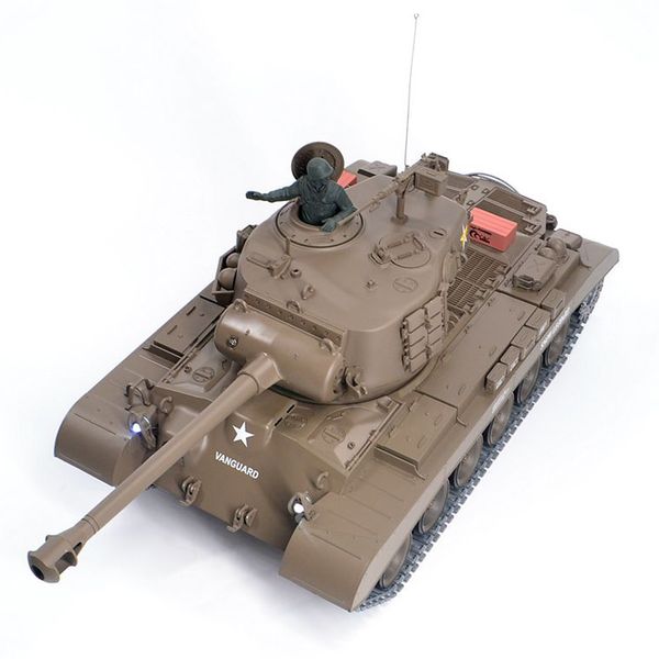1:16 american pershing m26 heavy tank 2.4g remote control model military tank with sound smoke shooting effect basic/upgraded
1:16 american pershing m26 heavy tank 2.4g remote control model military tank with sound smoke shooting effect basic/upgraded