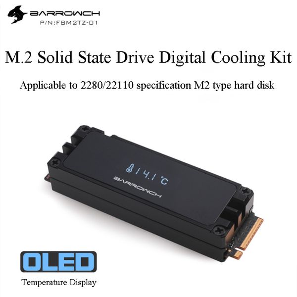 Barrowch Aluminum Alloy Digital Cooling Kit M2 SSD Thermal Silicone Pad FBM2TZ-01 Heat Sinks for M.2 Solid State Drives
Barrowch Aluminum Alloy Digital Cooling Kit M2 SSD Thermal Silicone Pad FBM2TZ-01 Heat Sinks for M.2 Solid State Drives