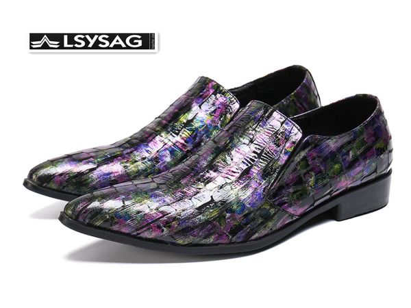 2019 new printing party wedding men's shoes genuine leather italian man dress shoes slip on brogues male formal business, Black
2019 new printing party wedding men's shoes genuine leather italian man dress shoes slip on brogues male formal business, Black