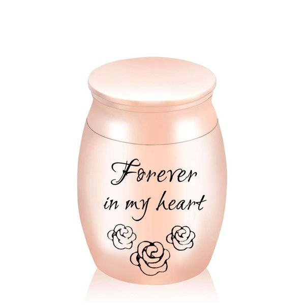 three rose flowers engraving pendant metal cremation ash urn family keepsake - forever in my heart 30x40mm, Silver
three rose flowers engraving pendant metal cremation ash urn family keepsake - forever in my heart 30x40mm, Silver