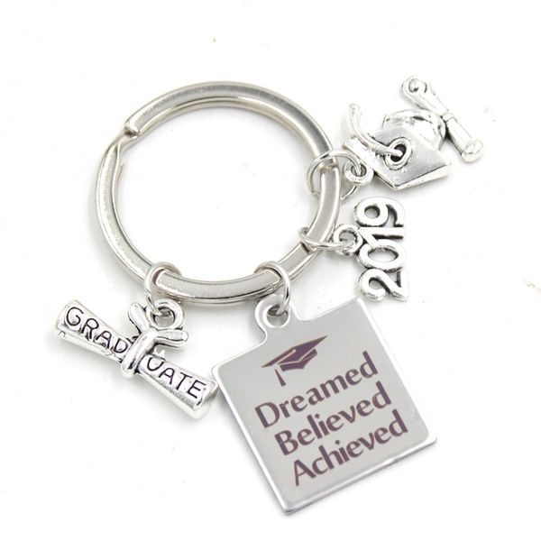 new arrival stainless steel jewelry 2019 graduation key chain keyring gifts for graduates gift jewelry dreamed believed achieved, Slivery;golden
new arrival stainless steel jewelry 2019 graduation key chain keyring gifts for graduates gift jewelry dreamed believed achieved, Slivery;golden