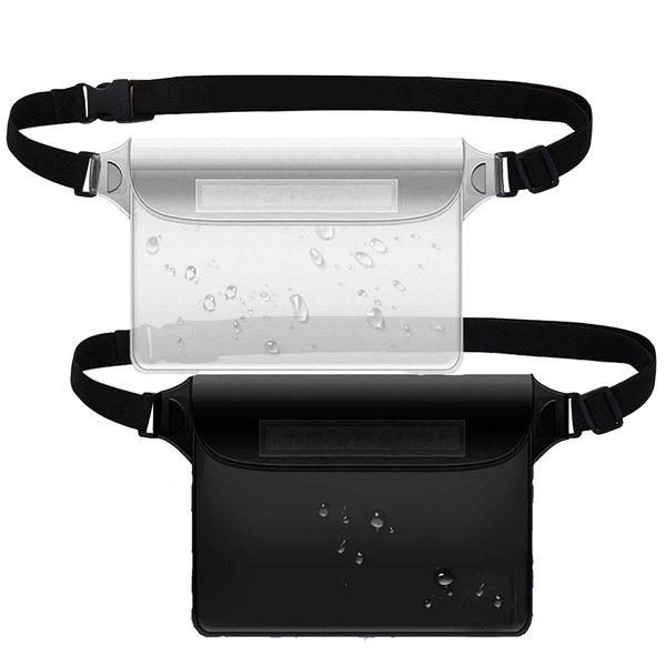 2 pcs translucent pvc waterproof adjustable straps touch screen mobile phone swimming waist bag sealer water sports boating
2 pcs translucent pvc waterproof adjustable straps touch screen mobile phone swimming waist bag sealer water sports boating