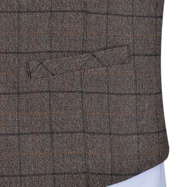 mens business vest boutique single-breasted cotton suit wool plaid brown waistcoat for wedding formal vest groomsmen, Black;white
mens business vest boutique single-breasted cotton suit wool plaid brown waistcoat for wedding formal vest groomsmen, Black;white