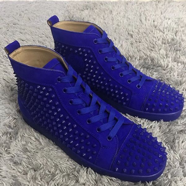 black,red,blue suede leather sneakers shoes,red bottom shoes men,womenn casual walking -- party wedding dress perfect gift
black,red,blue suede leather sneakers shoes,red bottom shoes men,womenn casual walking -- party wedding dress perfect gift
