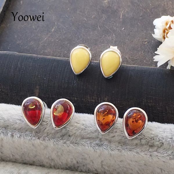 yoowei 3 colors baltic amber earrings for women 8*6mm tiny teardrop shape genuine natural amber stud earrings jewelry wholesale, Golden;silver
yoowei 3 colors baltic amber earrings for women 8*6mm tiny teardrop shape genuine natural amber stud earrings jewelry wholesale, Golden;silver