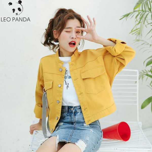 2019 new denim jacket cotton autumn loose sweet yellow student denim jacket female fashion solid baseball uniformgircoat, Black;brown
2019 new denim jacket cotton autumn loose sweet yellow student denim jacket female fashion solid baseball uniformgircoat, Black;brown