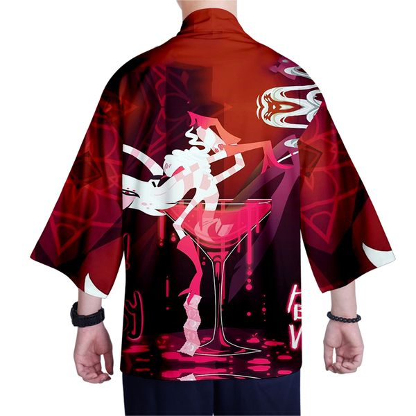 2019 hazbin l shirt kimono traditional yukata men kimono japanese cosplay harajuku hazbin l kimonos shirt streetwear, White;black
2019 hazbin l shirt kimono traditional yukata men kimono japanese cosplay harajuku hazbin l kimonos shirt streetwear, White;black