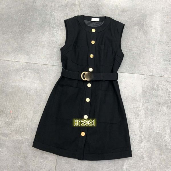 high end women girl casual jacket dress single breasted crew neck sleeveless multi pocket belt skirt 2020 fashion luxury design loose dress, Black;gray
high end women girl casual jacket dress single breasted crew neck sleeveless multi pocket belt skirt 2020 fashion luxury design loose dress, Black;gray