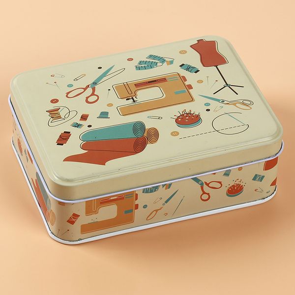 popular metal iron box cosmetic box sewing kit tin box thread stitching embroidery craft sewing kits home organizer
popular metal iron box cosmetic box sewing kit tin box thread stitching embroidery craft sewing kits home organizer