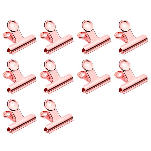 10 pcs rose gold small metal hinge clips paper clamps stationary money file binder clips for pictures, ps, snack packaging
10 pcs rose gold small metal hinge clips paper clamps stationary money file binder clips for pictures, ps, snack packaging