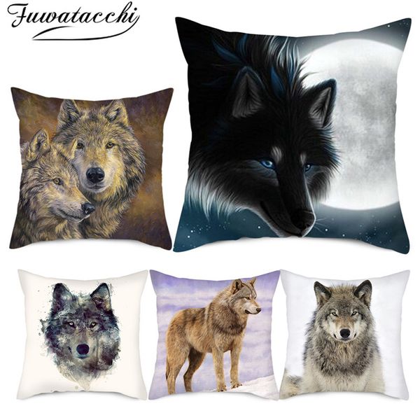 fuwatacchi wild wolf p cushion cover fierce animal pillow cover printed throw pillowcase new for home sofa decorative pillow
fuwatacchi wild wolf p cushion cover fierce animal pillow cover printed throw pillowcase new for home sofa decorative pillow