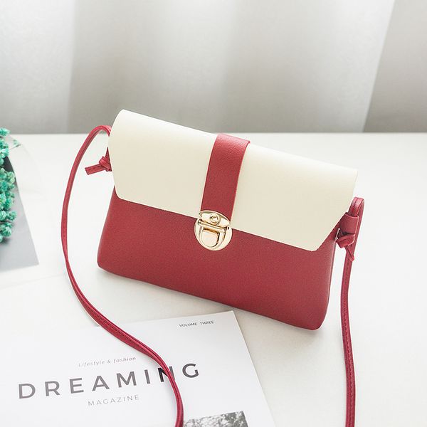 2020 women's new messenger bag korean contrast color shoulder bag simple fashion small square
2020 women's new messenger bag korean contrast color shoulder bag simple fashion small square