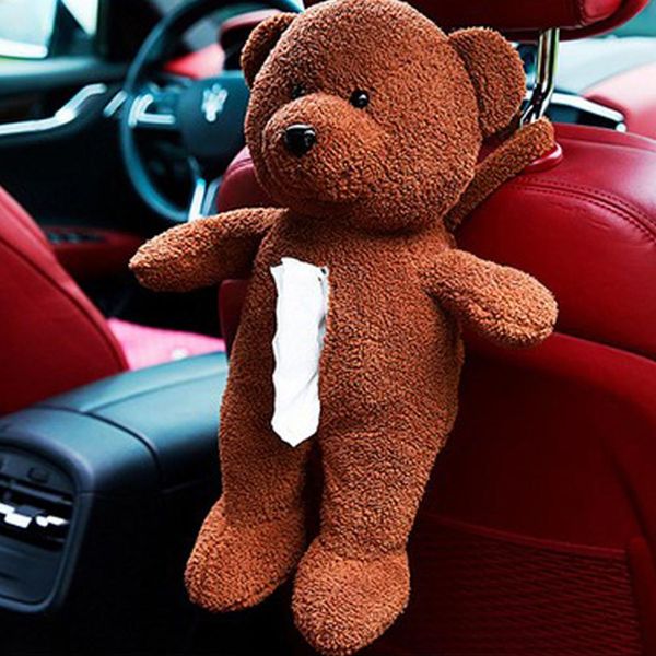 car tissue box cartoon wool bear paper towel hanging type tissue box cover in car styling interior accessories
car tissue box cartoon wool bear paper towel hanging type tissue box cover in car styling interior accessories