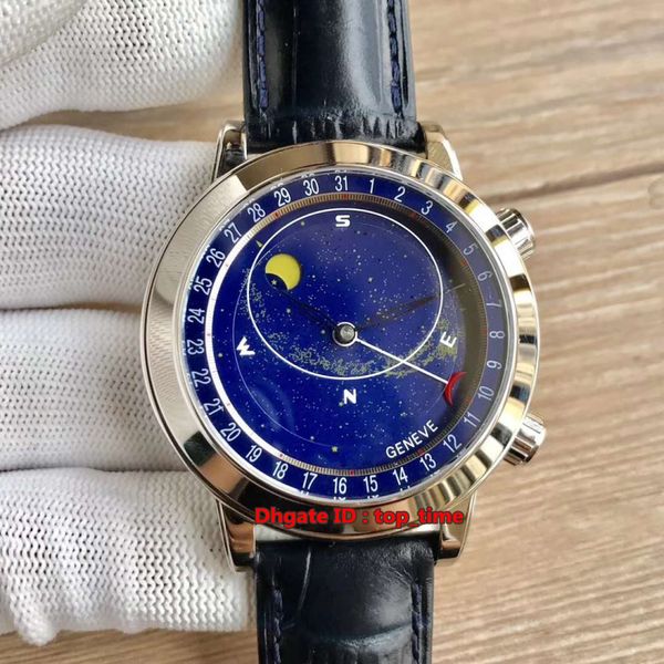 6102p sky moon celestial platinum grand complicatio cal.240 lu cl c automatic mens watch 6102p-001 blue dial leather strap watches, Slivery;brown
6102p sky moon celestial platinum grand complicatio cal.240 lu cl c automatic mens watch 6102p-001 blue dial leather strap watches, Slivery;brown
