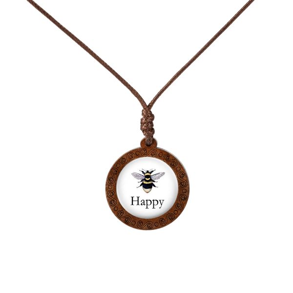 dropshipping queen bee pattern glass cabochon massive necklace fashion jewelry wooden pendant nature animal gift for women, Silver
dropshipping queen bee pattern glass cabochon massive necklace fashion jewelry wooden pendant nature animal gift for women, Silver