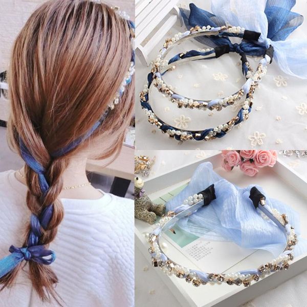 hair accessories korean women headband sweet imitation pearl ribbon streamer straps braided hairband fashion summer ponytail headwear
hair accessories korean women headband sweet imitation pearl ribbon streamer straps braided hairband fashion summer ponytail headwear