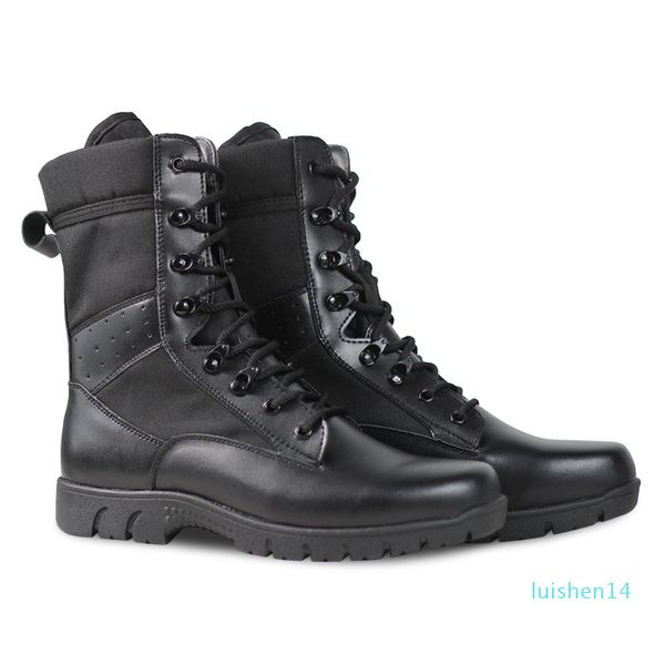 pany men's military outdoor combat boots breathable desert motorcycle tactical boots imported leather and rubber sole l14, Black
pany men's military outdoor combat boots breathable desert motorcycle tactical boots imported leather and rubber sole l14, Black