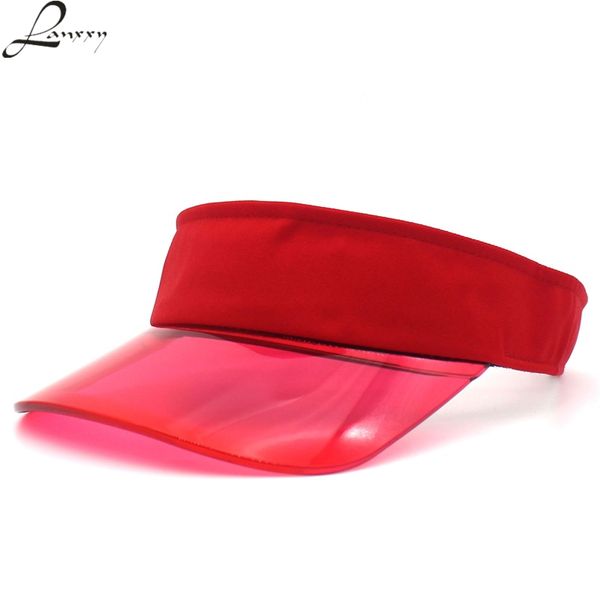 lanxxy 2019 new candy pvc caps for men women summer hat visor casquette fashion transparent brim baseball cap empty hats, Blue;gray
lanxxy 2019 new candy pvc caps for men women summer hat visor casquette fashion transparent brim baseball cap empty hats, Blue;gray
