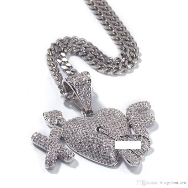 2 letters heart custom lover couple pendants necklace hip hop cz stone bling iced out men hip hop rapper jewelry silver
2 letters heart custom lover couple pendants necklace hip hop cz stone bling iced out men hip hop rapper jewelry silver