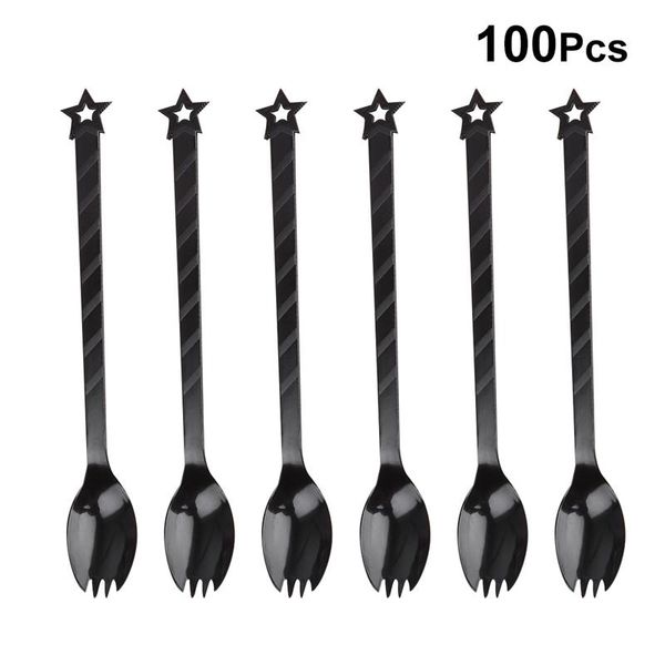 100pcs plastic disposable tableware spoon thicken tableware party long handle spoon eating tool fortableware (transparent
100pcs plastic disposable tableware spoon thicken tableware party long handle spoon eating tool fortableware (transparent