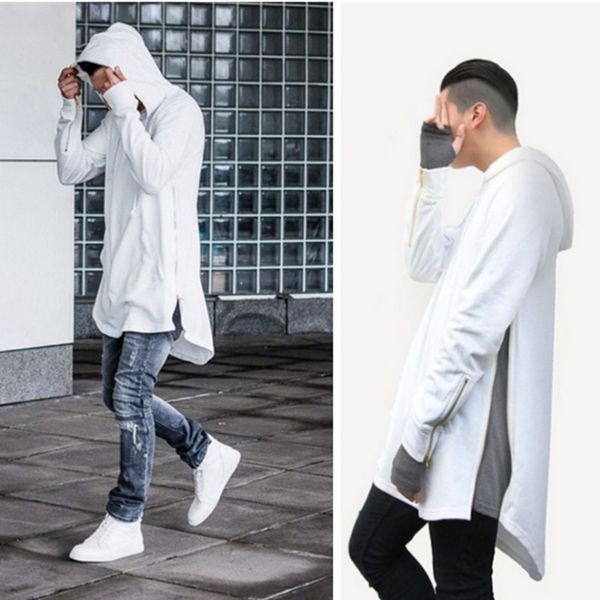men's hoodies & sweatshirts men hooded fashion europe america high street lrregular hem jacket long sleeve cloak male pullover, Black
men's hoodies & sweatshirts men hooded fashion europe america high street lrregular hem jacket long sleeve cloak male pullover, Black