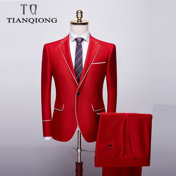 tian qiong 2019 red one button suit men business normal tuxedos 2 pieces suits host stages men suits ( jacket+pant ) s-2xl, White;black
tian qiong 2019 red one button suit men business normal tuxedos 2 pieces suits host stages men suits ( jacket+pant ) s-2xl, White;black