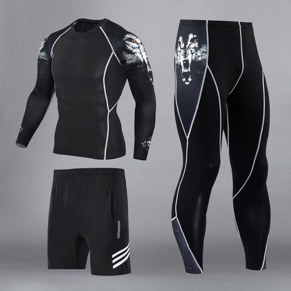 3pcs / set workout male fitness compression gym sports suit clothes running jogging sport wear exercise workout tights, Black;blue
3pcs / set workout male fitness compression gym sports suit clothes running jogging sport wear exercise workout tights, Black;blue