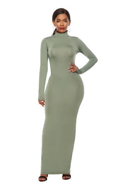 plus size high elasticity women fashion solid color dresses for ladies long sleeve stretch slim turtleneck dress, White;black
plus size high elasticity women fashion solid color dresses for ladies long sleeve stretch slim turtleneck dress, White;black