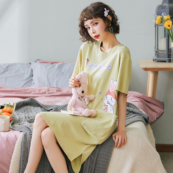 women's sleepwear printed cotton nightgown women sweet girl lounge nightdress short sleeve casual nightwear sleepshirts shirt, Black;red
women's sleepwear printed cotton nightgown women sweet girl lounge nightdress short sleeve casual nightwear sleepshirts shirt, Black;red