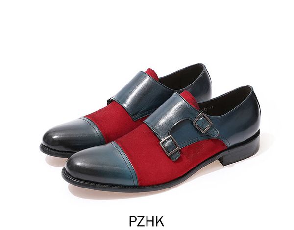 2019 new hombres del casquillo del dedo pie de oxford doble monje correa de cuero genuino y zapatos gamuza zapatos, Black
2019 new hombres del casquillo del dedo pie de oxford doble monje correa de cuero genuino y zapatos gamuza zapatos, Black