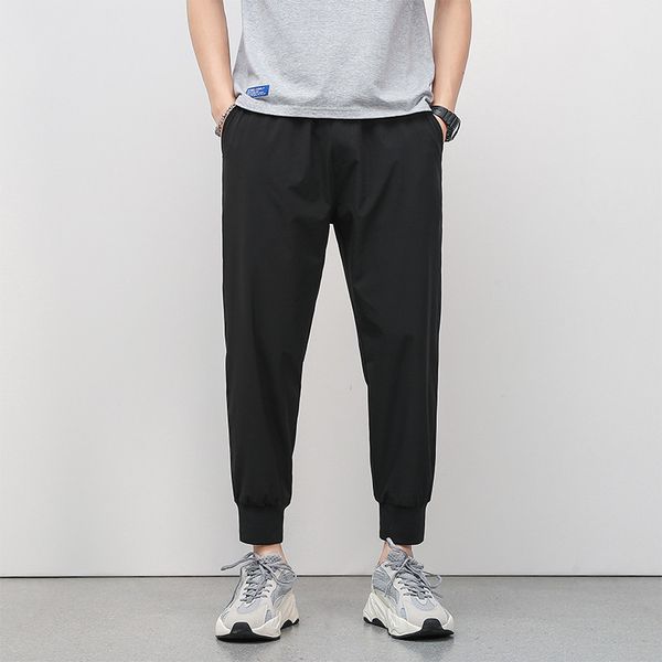 men's pants casual for men long summer ice silk thin loose straight chun xia 9 minutes of quick-drying sweatp, Black
men's pants casual for men long summer ice silk thin loose straight chun xia 9 minutes of quick-drying sweatp, Black
