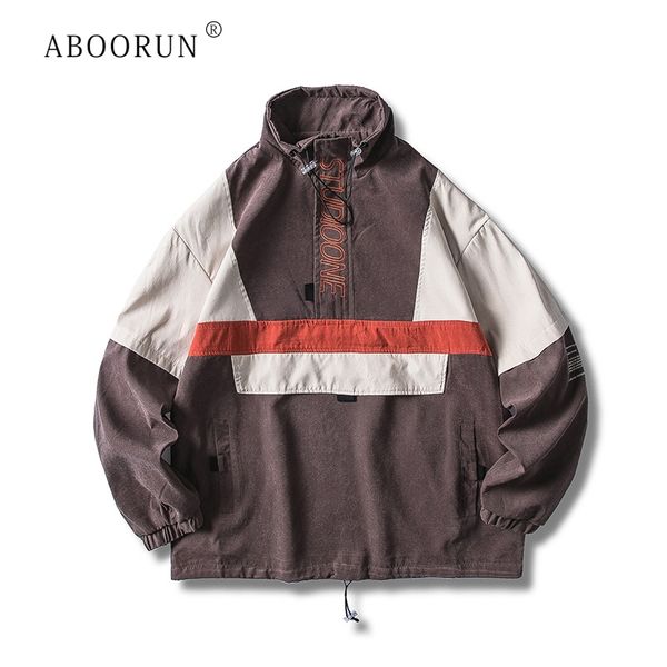 hip hop jacket streetwear retro vintage oversized windbreaker jacket color block patchwork track coat male cotton new, Tan;black
hip hop jacket streetwear retro vintage oversized windbreaker jacket color block patchwork track coat male cotton new, Tan;black