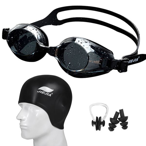 new 2019 elastic waterproof swim cap swim goggle ear plugs nose clip set sports pool hat diving cap for men women
new 2019 elastic waterproof swim cap swim goggle ear plugs nose clip set sports pool hat diving cap for men women