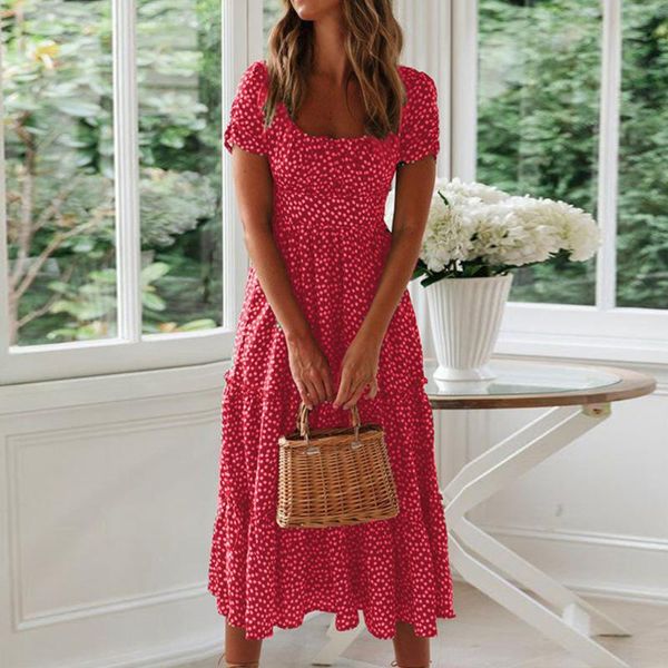 calofe summer women casual bohemian dress 2020 women short sleeve square neck wrap boho dress female ruffle vestidos plus size, Black;gray
calofe summer women casual bohemian dress 2020 women short sleeve square neck wrap boho dress female ruffle vestidos plus size, Black;gray