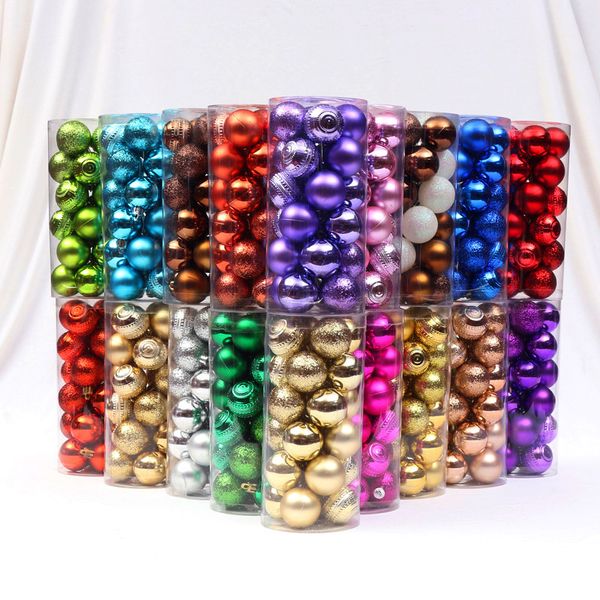 24pcs 40mm christmas balls christmas decorations multi-color balls hanging in home new year decoration
24pcs 40mm christmas balls christmas decorations multi-color balls hanging in home new year decoration