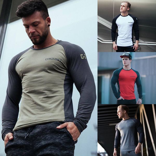 fitness wear men gym muscle long sleeve t shirt body suits bodybuilding sport fitness workout jogger slim singlet
fitness wear men gym muscle long sleeve t shirt body suits bodybuilding sport fitness workout jogger slim singlet