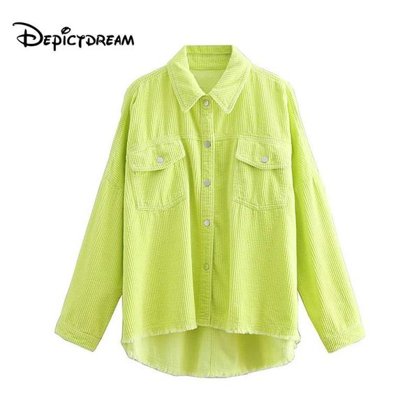 2019 sweet corduroy oversized blouses pocket long sleeve turn down collar shirts female cute casual loose blusas, White
2019 sweet corduroy oversized blouses pocket long sleeve turn down collar shirts female cute casual loose blusas, White