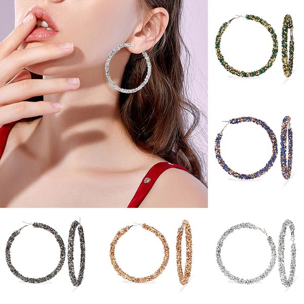 fashion trendy stunning glass rhinestone gems hoop earrings for women jewelry fashion statement earrings accessories sale, Golden;silver
fashion trendy stunning glass rhinestone gems hoop earrings for women jewelry fashion statement earrings accessories sale, Golden;silver