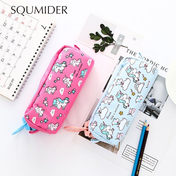 big zipper unicorn pencil case big capacity canvas school pencil bag storage bag pen pouch school supplies stationery estuches
big zipper unicorn pencil case big capacity canvas school pencil bag storage bag pen pouch school supplies stationery estuches