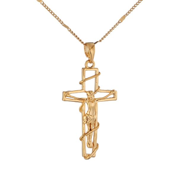 trendy gold color cross pendant necklace women men jewelry trendy inri crucifix jesus cross chain jewelry, Silver
trendy gold color cross pendant necklace women men jewelry trendy inri crucifix jesus cross chain jewelry, Silver