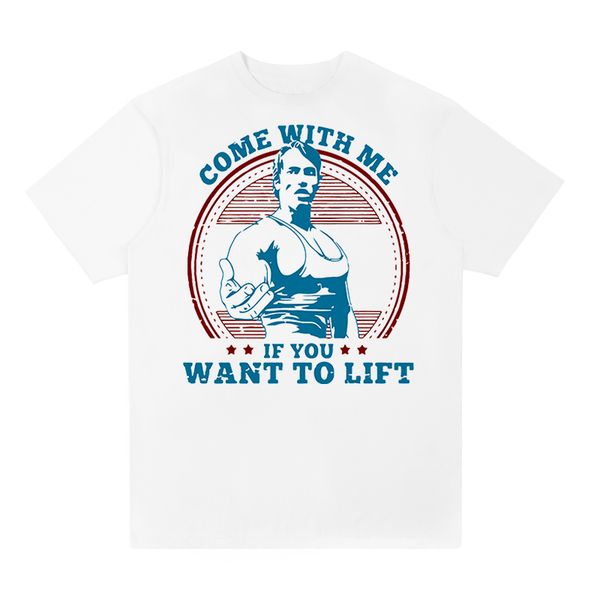 come with me if you want lift arnold schwarzenegger t shirt casual mens hipster fitness t-shirts summer tee shirt camiseta, White;black
come with me if you want lift arnold schwarzenegger t shirt casual mens hipster fitness t-shirts summer tee shirt camiseta, White;black