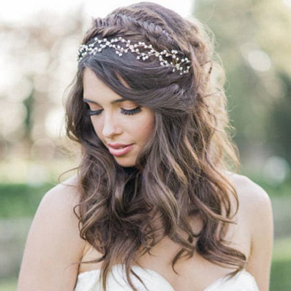 bride wedding dress headwear manual bead twisting bead 8 word modeling hair band headwear, Silver
bride wedding dress headwear manual bead twisting bead 8 word modeling hair band headwear, Silver