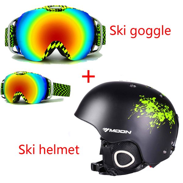 moon ski helmet+ double layer goggle integrally-molded ski skiing/snowboard/skate/skateboard/veneer helmet +anti-fog goggle
moon ski helmet+ double layer goggle integrally-molded ski skiing/snowboard/skate/skateboard/veneer helmet +anti-fog goggle