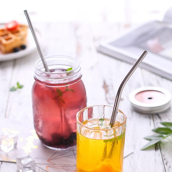 reusable 304 stainless steel drinking straw metal straws set with cleaner brush for party tools bar mugs
reusable 304 stainless steel drinking straw metal straws set with cleaner brush for party tools bar mugs